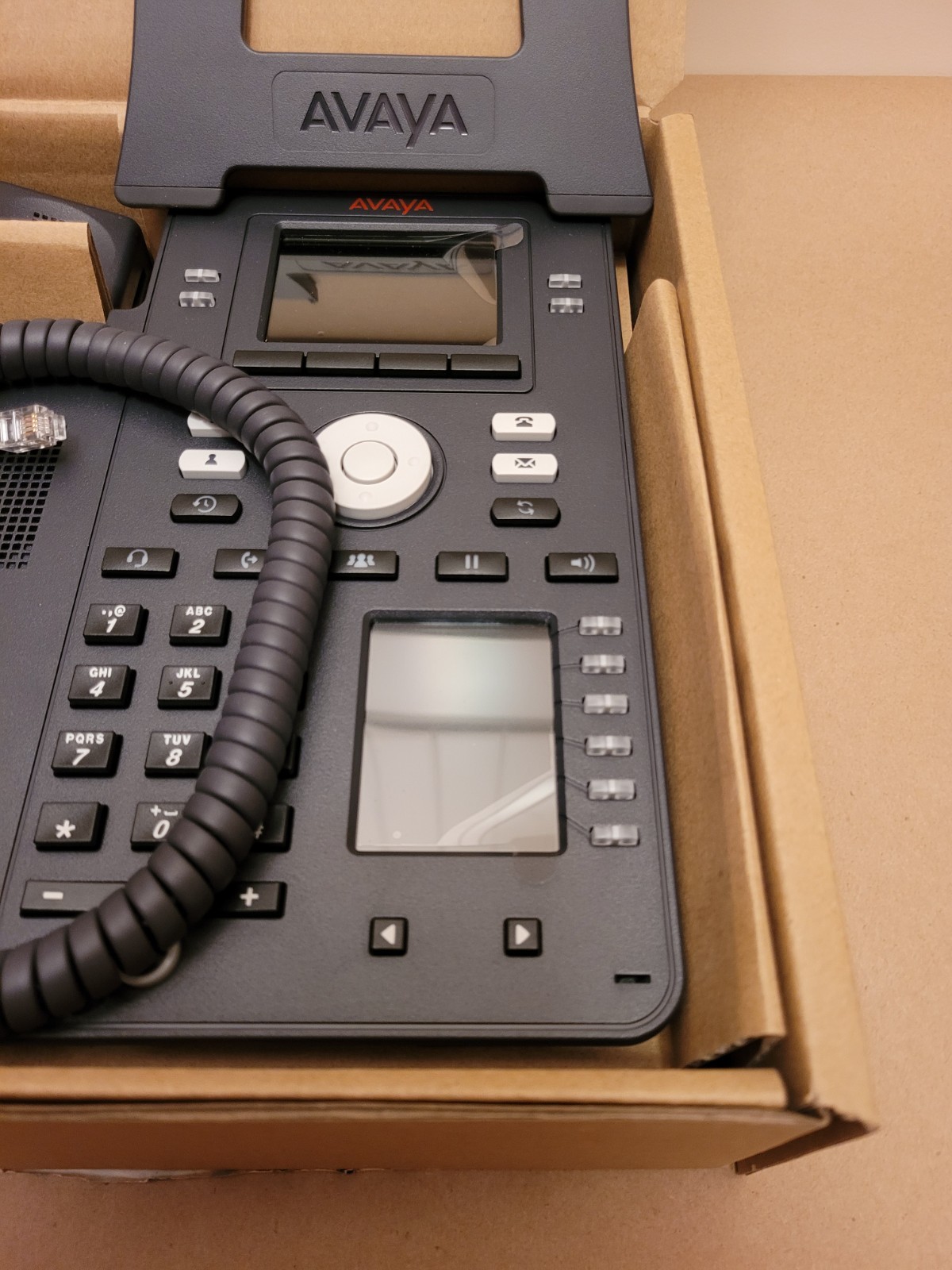 Avaya- Model J159- Corded Gigabit IP Phone- Black- New Old Stock- Lot Of 3!