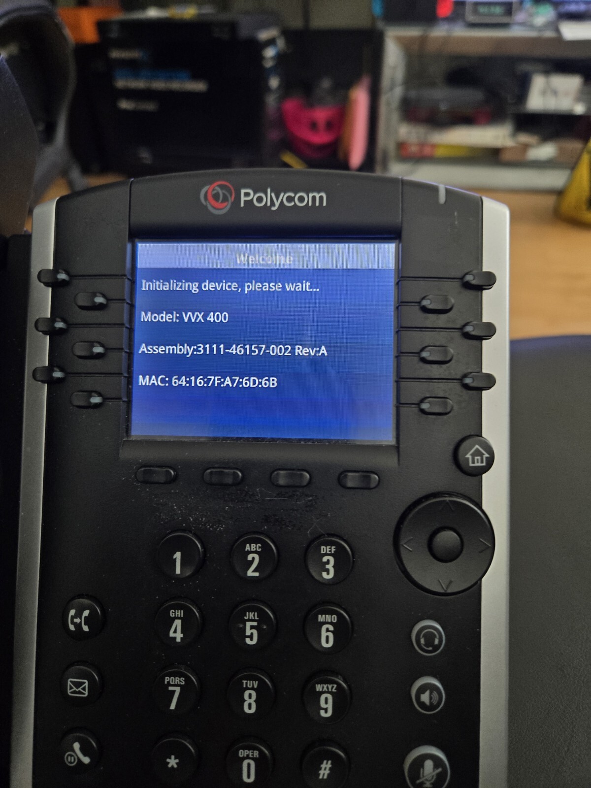 Polycom VVX 400 12-line HD VoIP Phone – Black