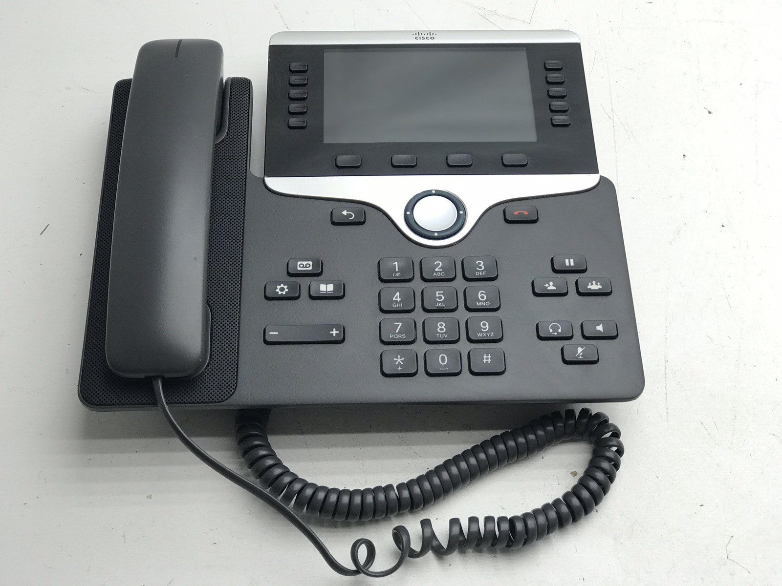Lot of 10 Cisco CP-8861 5-Line VoIP Business Phone w/ Stand