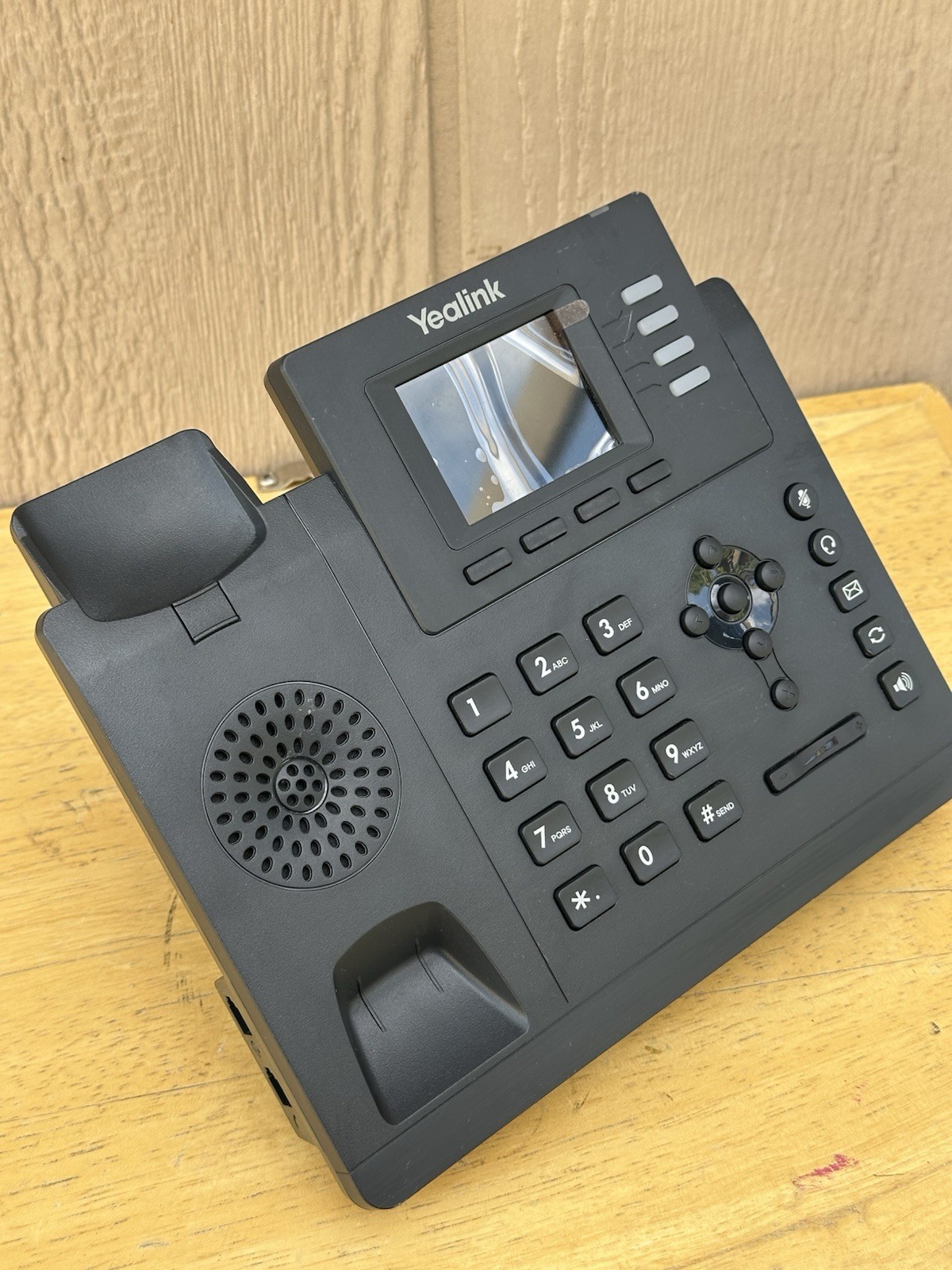 Yealink SIP-T33G, Classic IP Phone Black Base Unit Only Not Tested No Power Cord