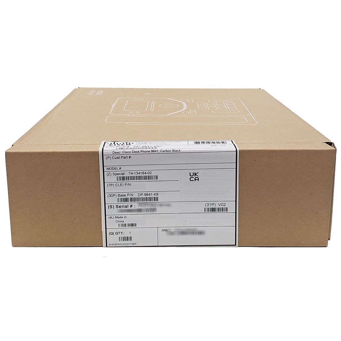 Cisco 9841 IP Phone (DP-9841-K9=) NEW F/S