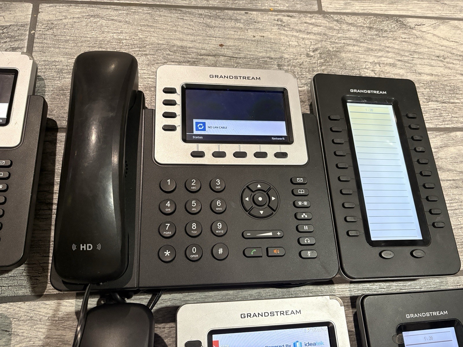 LOT 3 – Grandstream GXP2140 Phones W/ GXP2200EXT Expansion Modules