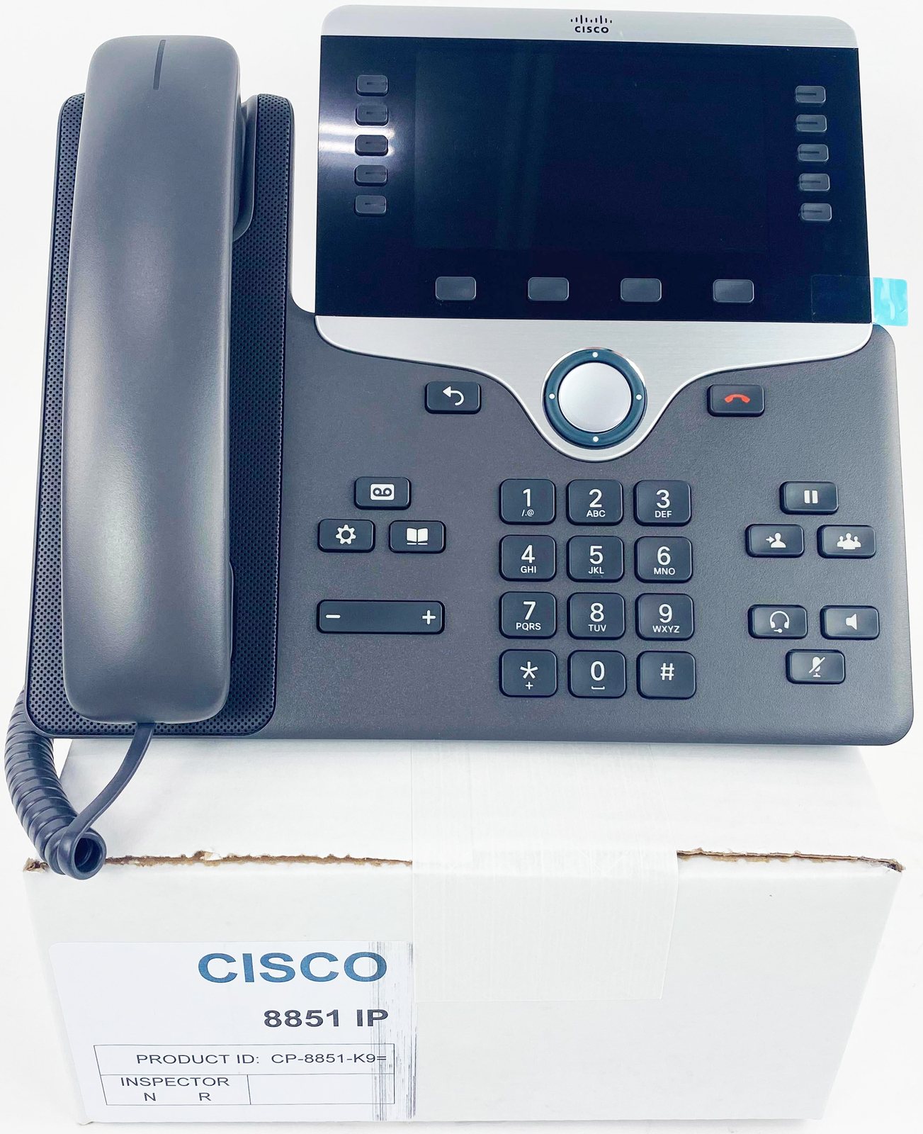 Cisco 8851 IP Phone (CP-8851-K9=) – New(Other) Disp Protector Attached