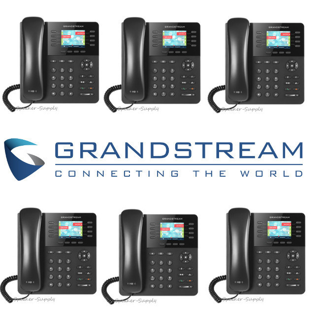 MAKE OFFER! 6 Grandstream GXP2135 IP 8 Line 4 SIP Gigabit Enterprise HD Phone