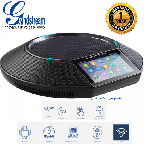 MAKE OFFER! Grandstream GAC2500 Android Conference Phone 6 Line Bluetooth Touch