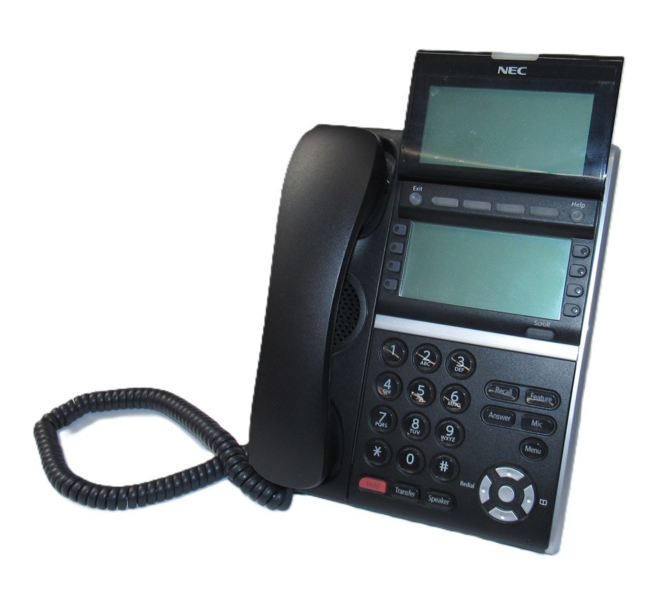 NEC DT800 ITZ-8LDG-3 (BK) TEL Black Gigabit IP Phone (660018)