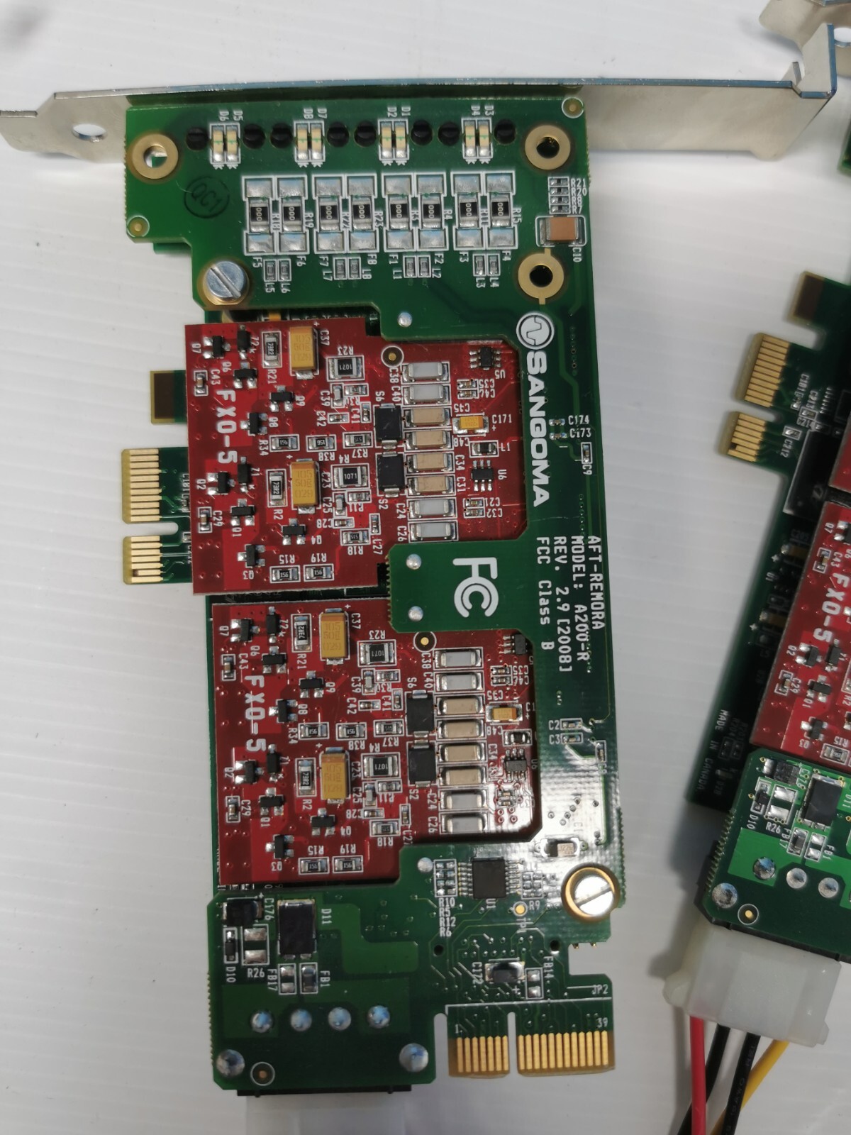 Sangoma AFT-Remora A200-R Interface Card FXO-5 AFT-BASE Rev.2.3 Lot of 2