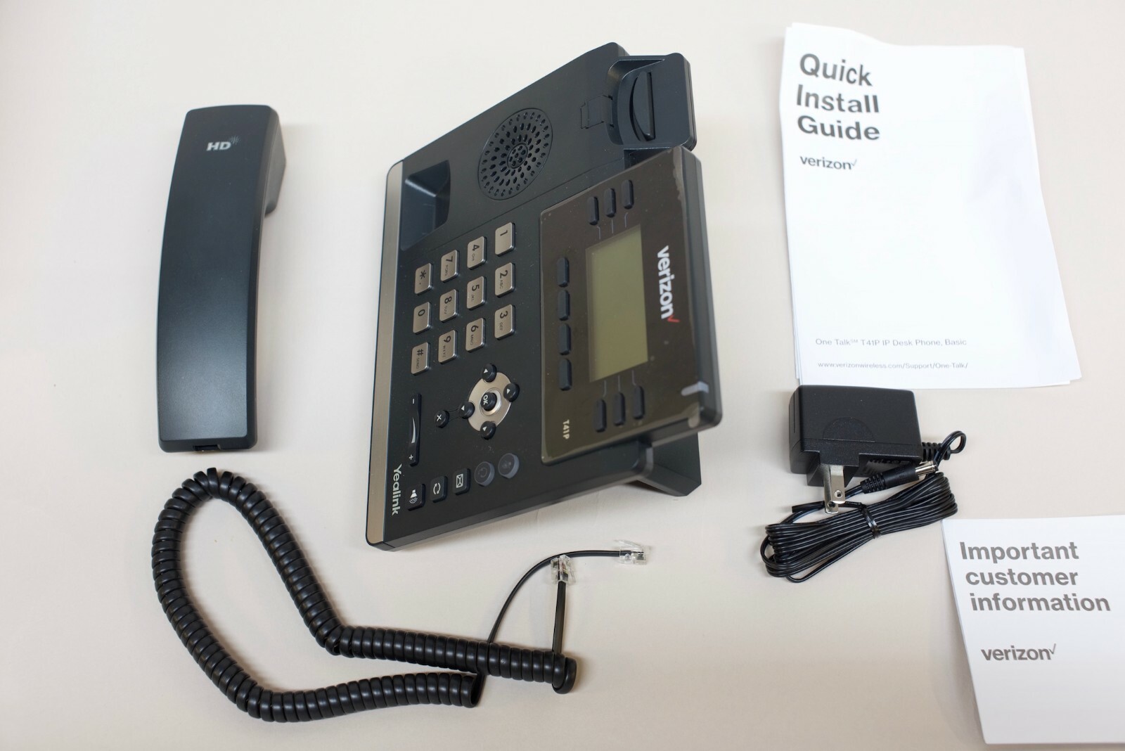 Yealink SIP-T41P Corded VoIP Desk Phone Upgraded Firmware NIB 22 available