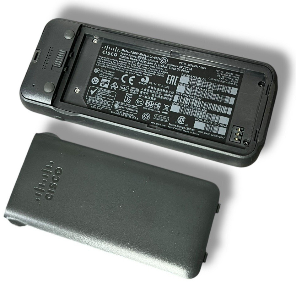(NEW) Cisco CP-8821-K9 Wireless VoIP Phone with Charging Cable and Battery