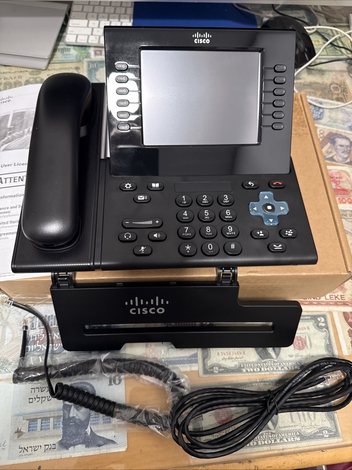 NEW Cisco CP-9971 Charcoal Touchscreen IP Phones CP-9971-C-K9