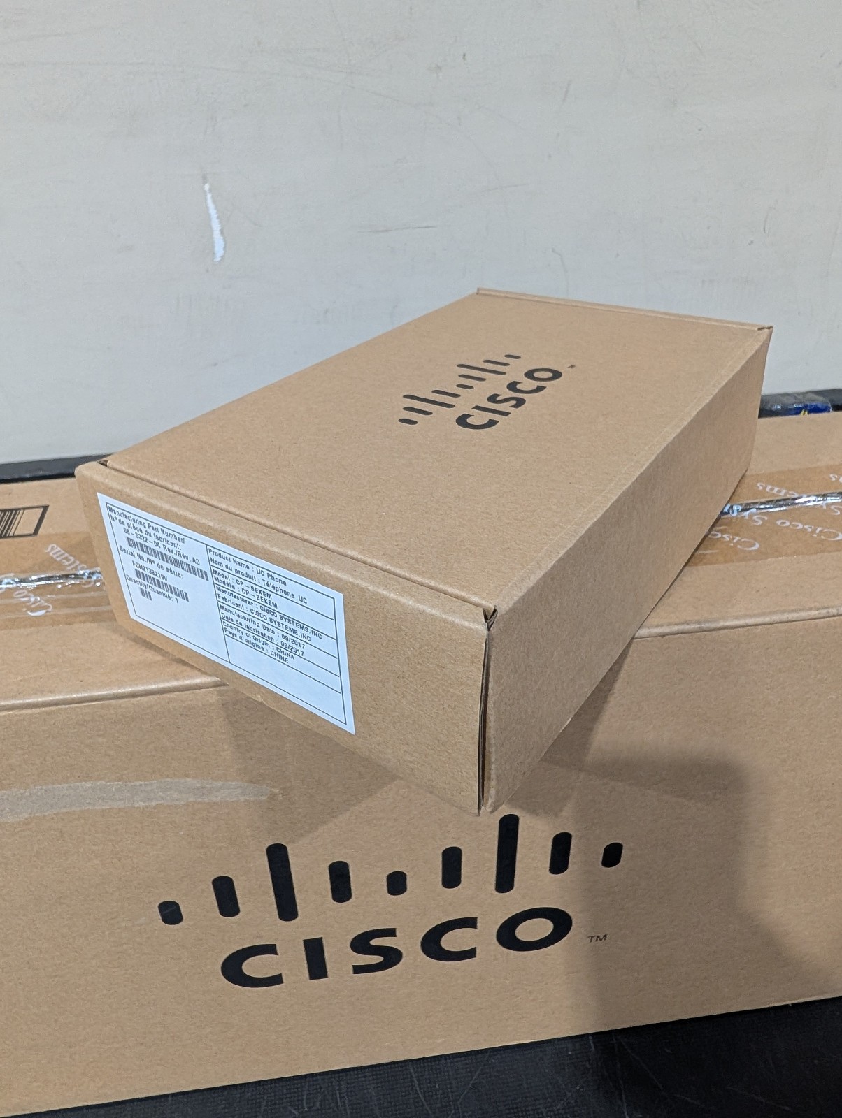 Lot of 9 NEW Cisco CP-BEKEM Key Expansion Modules for 8800 Series IP Phone