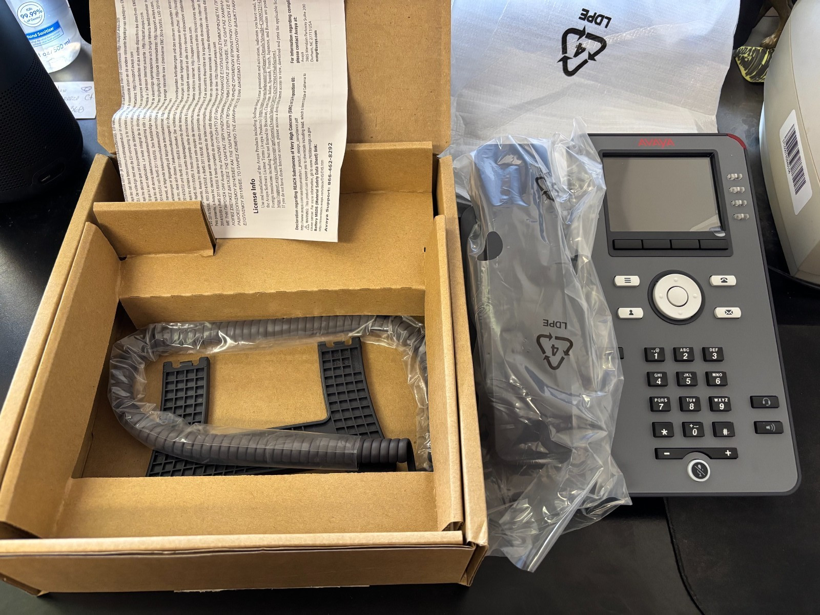 Avaya J179 8-line VoIP Black Corded Phone – 700513569 New / Open Box