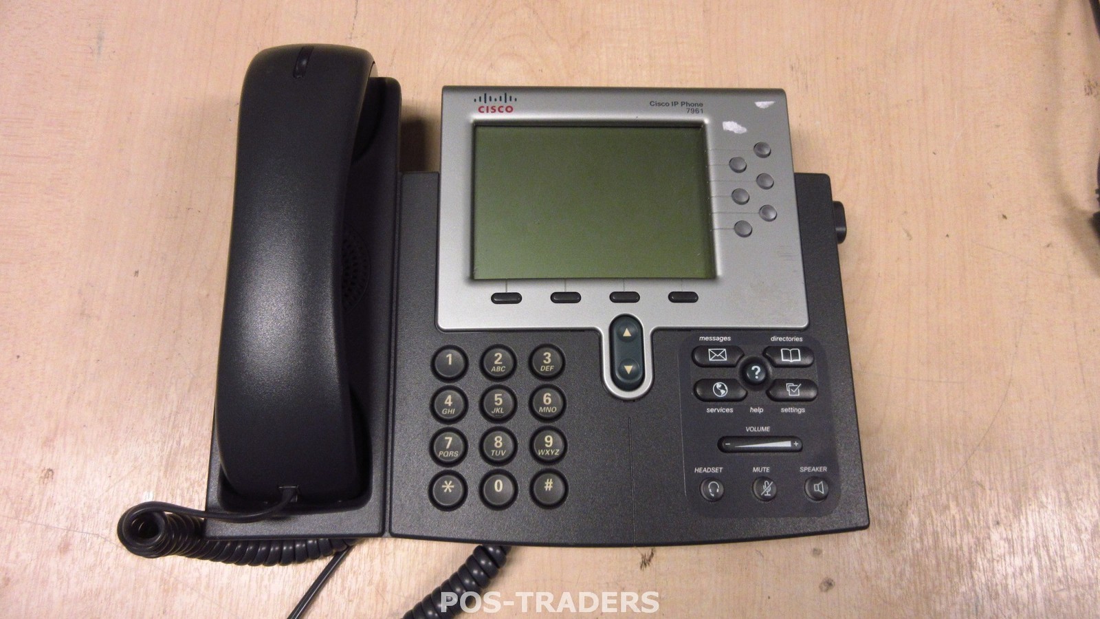 Cisco 7961G-GE Six Line Unified VoIP IP Phone CP-7961G-GE INCL HANDSET & STAND
