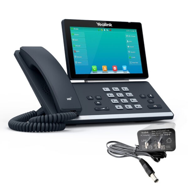 Yealink SIP-T57W Touchscreen Phone, HD Voice, with Power Supply NEW