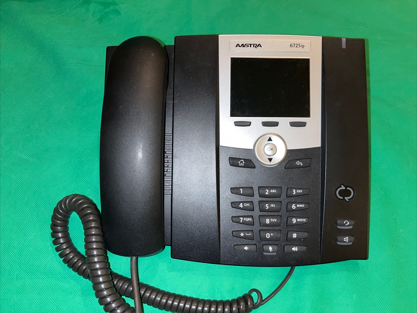 Aastra 6725ip VoIP Black Corded Phone E-1