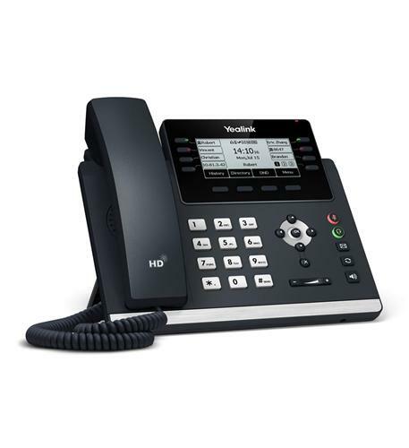2 Yealink SIP-T43U Unified Firmware Enhanced SIP Phone T43U Gigabit VoIP 12 Line