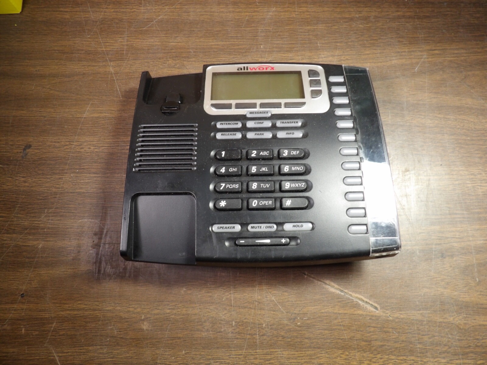 LOT OF 8 Allworx 9212L VoIP IP Business Telephone W/ Backlit Display – Black
