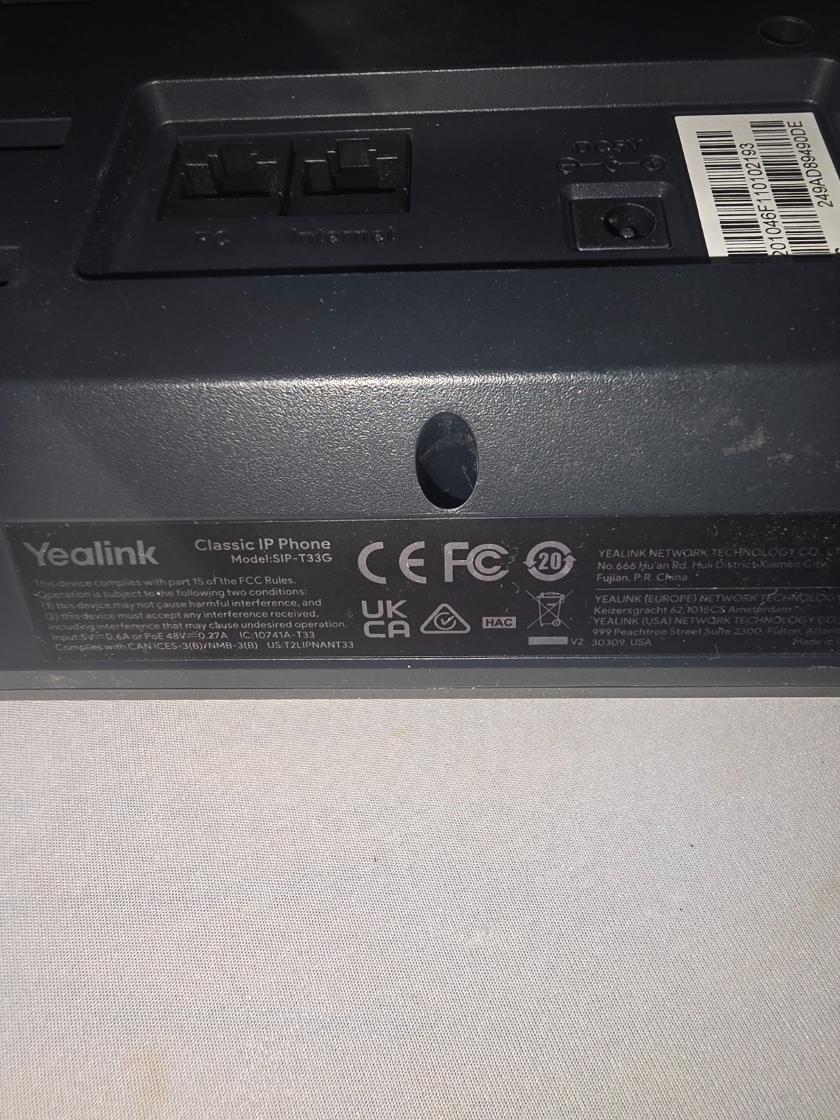 Yealink T33G IP Phone, 4 VoIP Accounts. 2.4-Inch Color Display. Dual-Port…