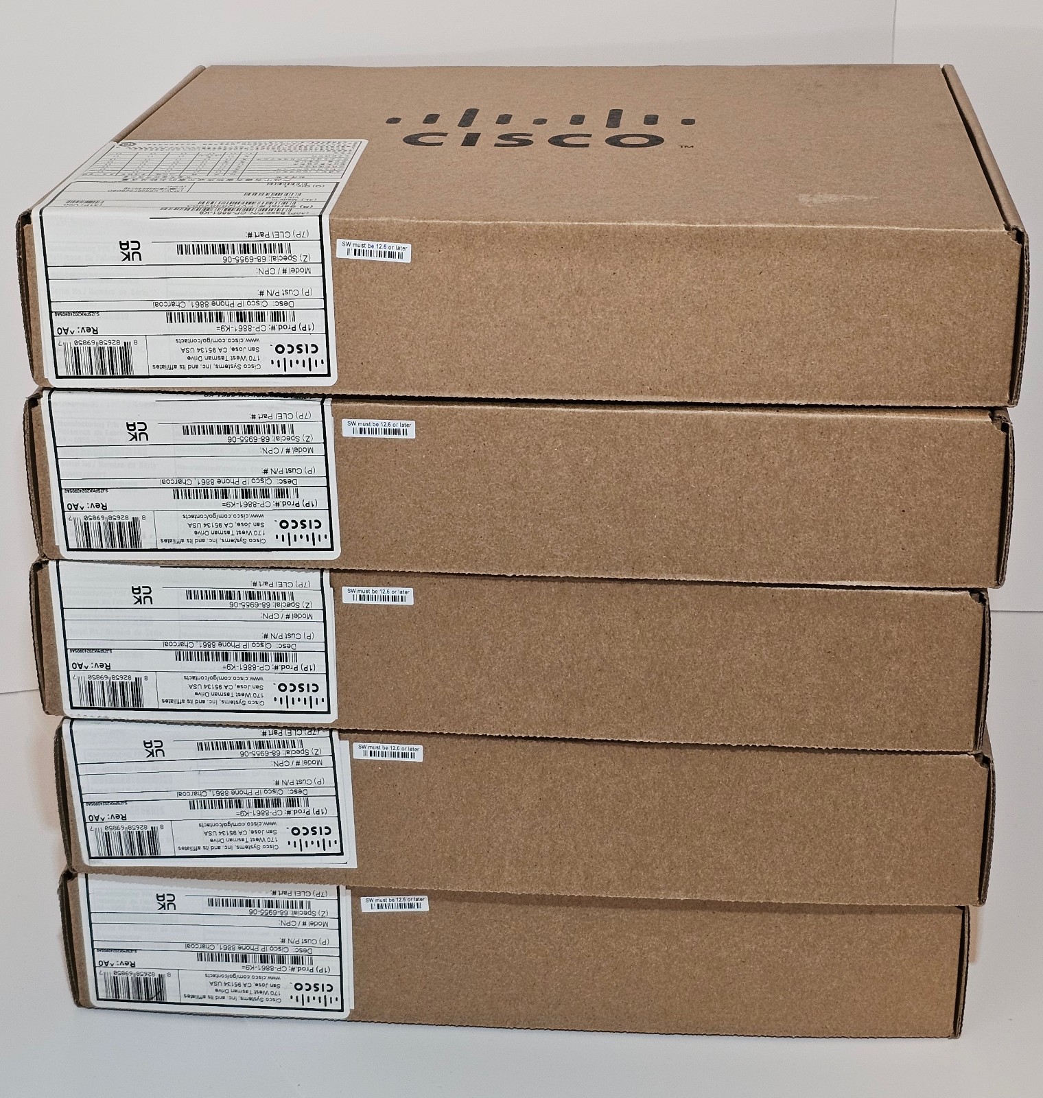 Cisco CP-8861-K9= VoIP IP Phone Color Display Gigabit PoE NEW Quantity1, 3 Avail