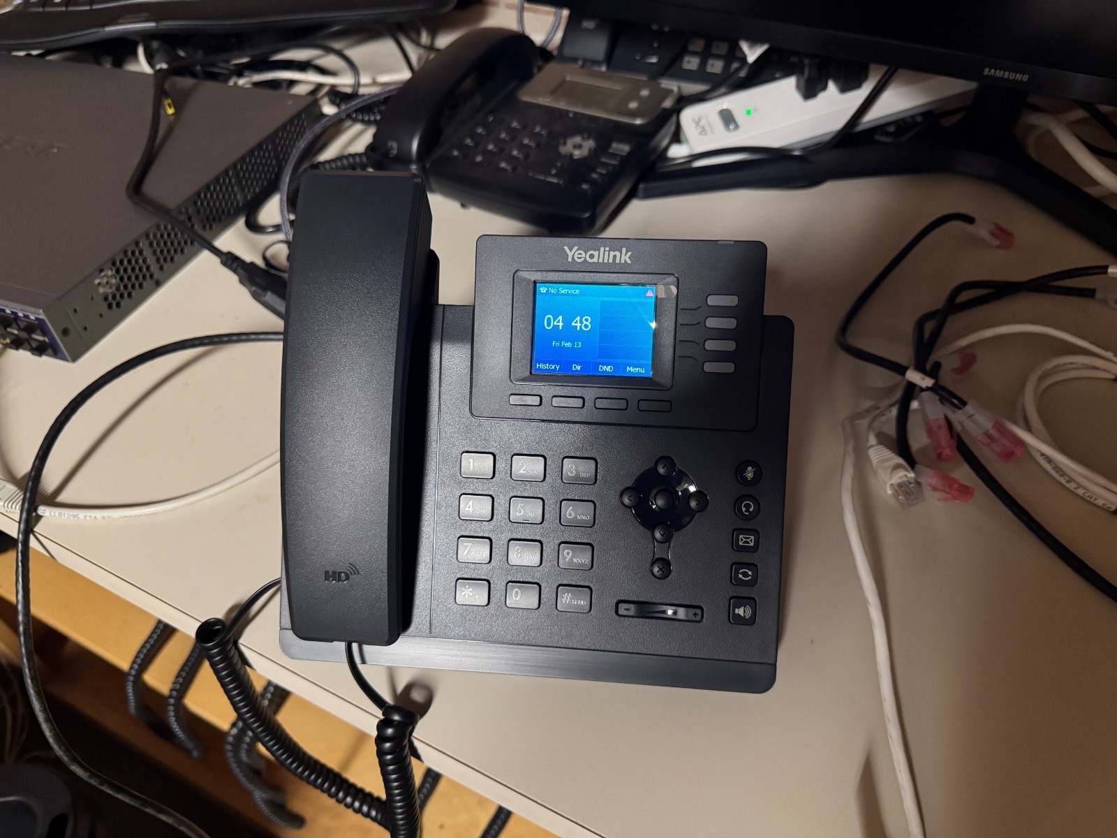 Yealink T33G IP Phone, 4 VoIP Accounts. 2.4-Inch Color Display. Dual-Port…