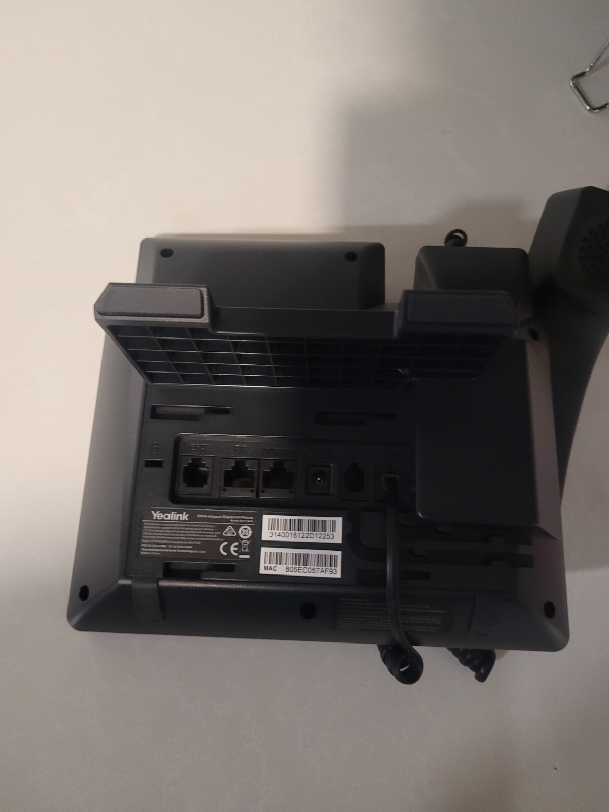 Yealink SIP-T40G – VoIP phone – 3-way call capability (lot of 6)power pack incl