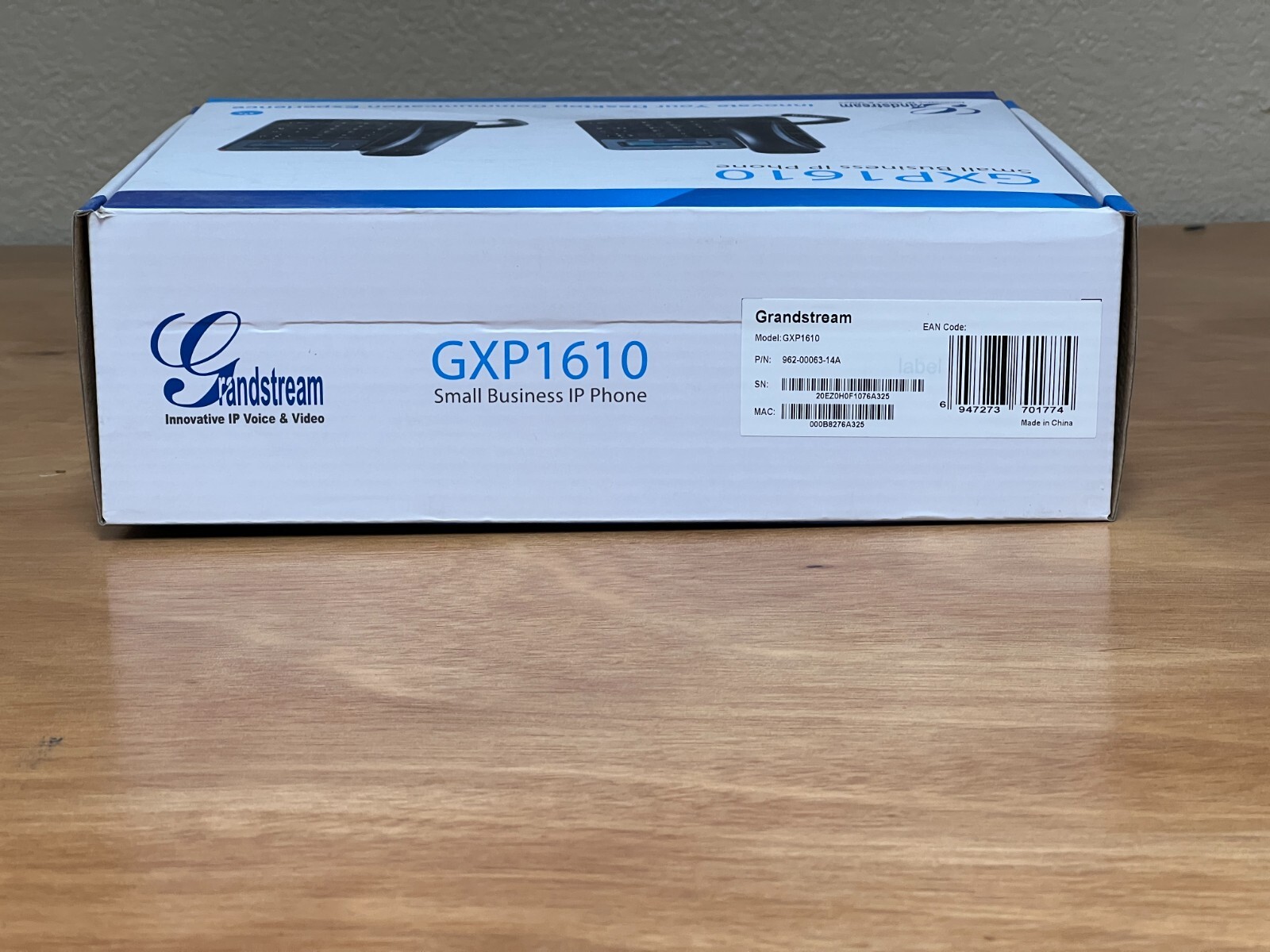 NEW Grandstream ,Small Business 1-Line IP Phone , GS-GXP1610