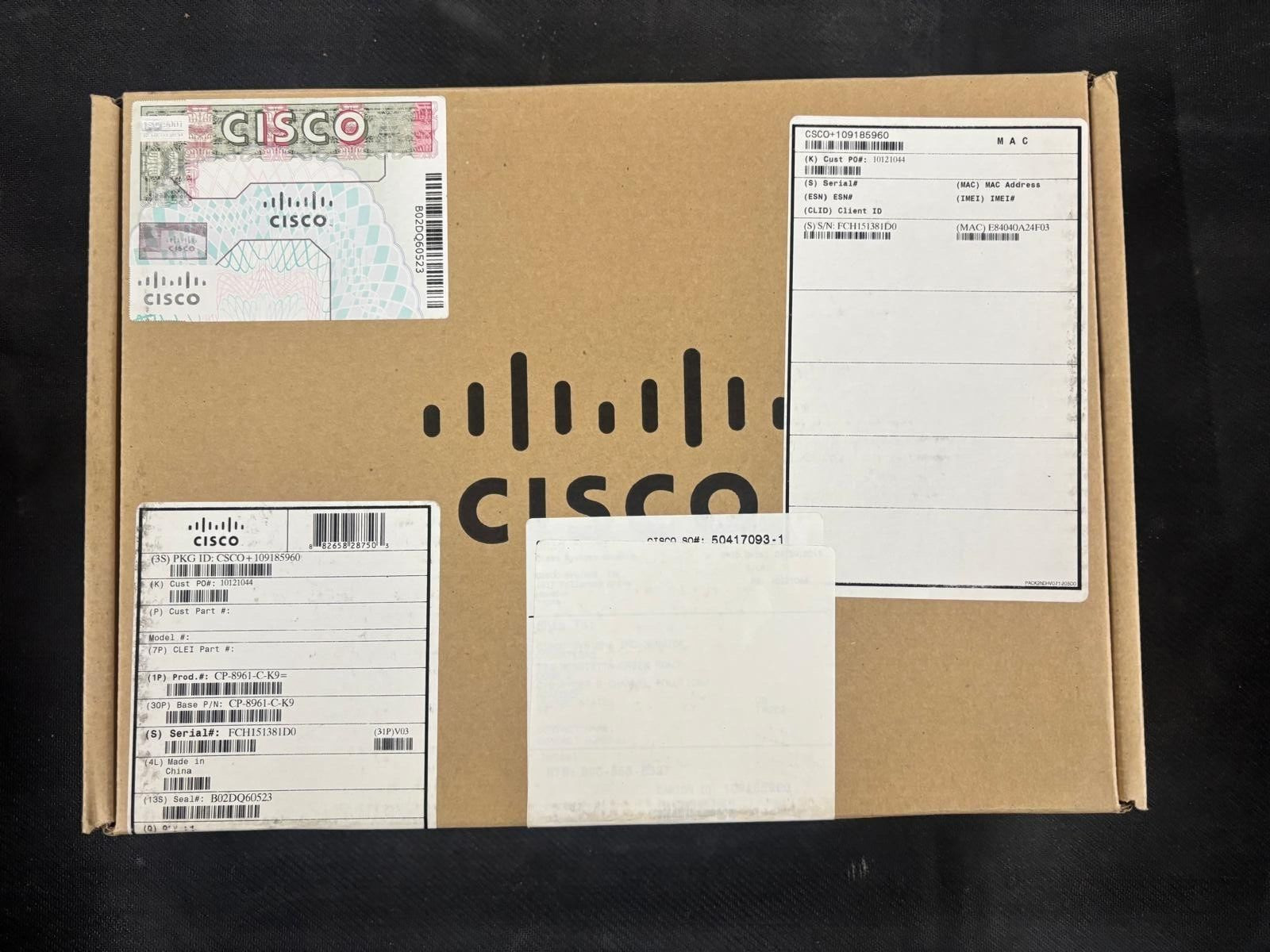 Cisco CP-8961-C-K9 Unified IP Office Business Phone – NEW