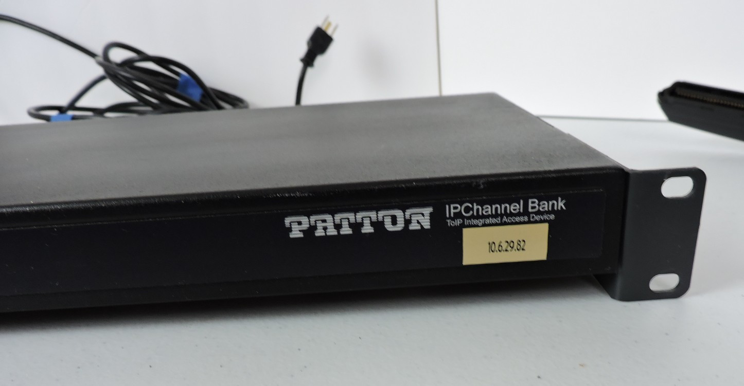 Patton SmartNode SN4924/JO/RUI 24-Port FXO IP Channel Bank VoIP Gateway w/ RJ21