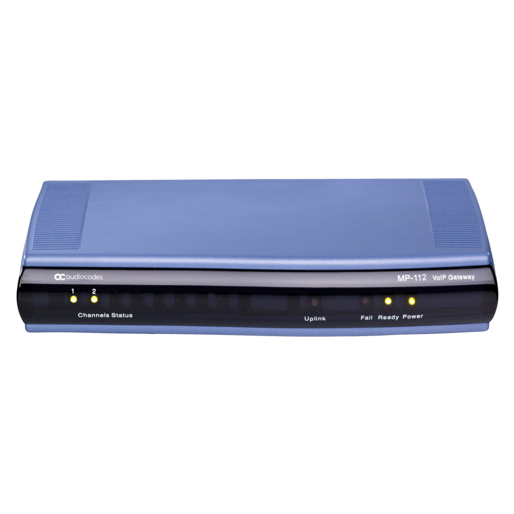 AudioCodes MediaPack 112 Analog VoIP Gateway, 2 FXS, SIP Package