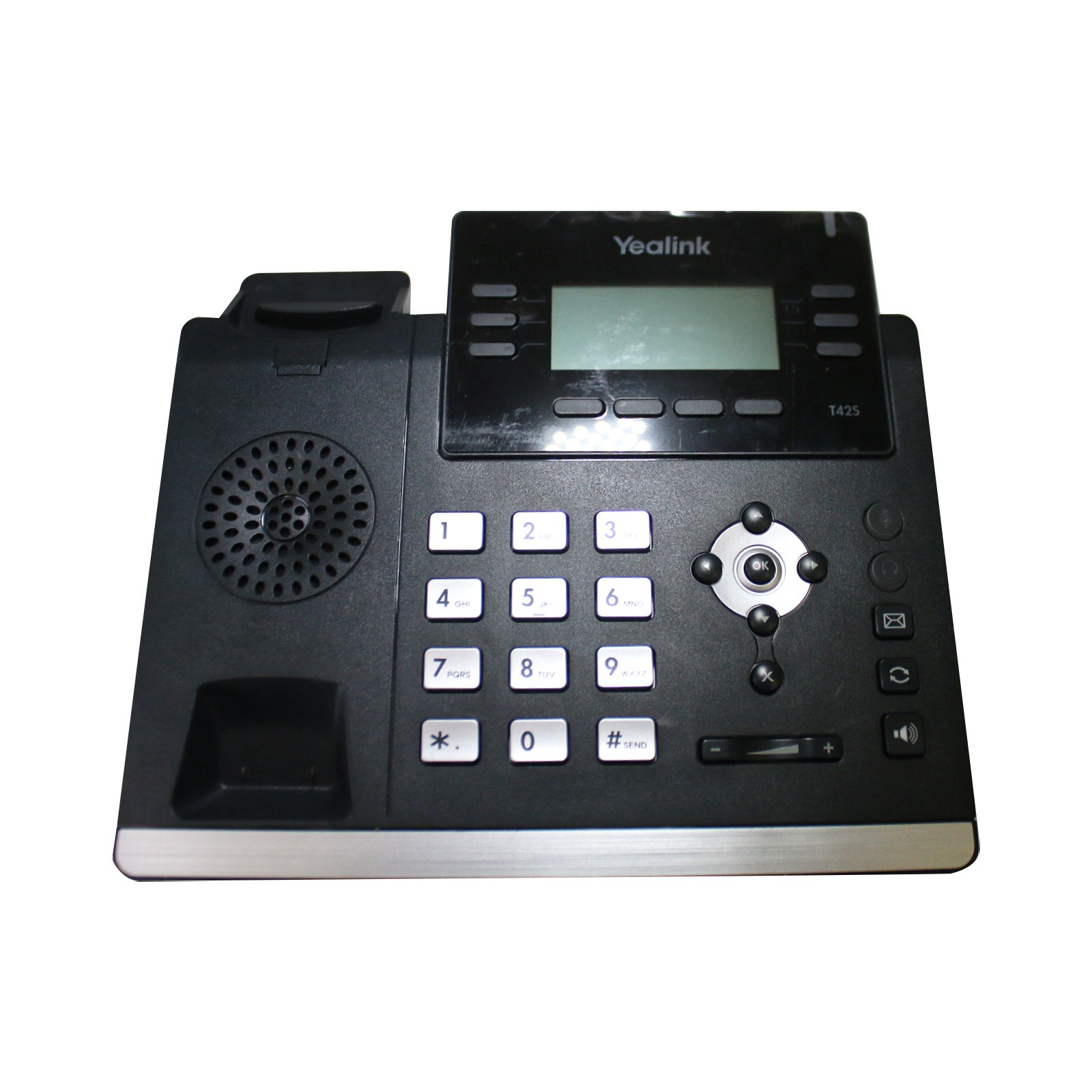 Lot of 6 Yealink SIP-T42S Ultra-elegant IP Phone Gigabit Business | BASES ONLY