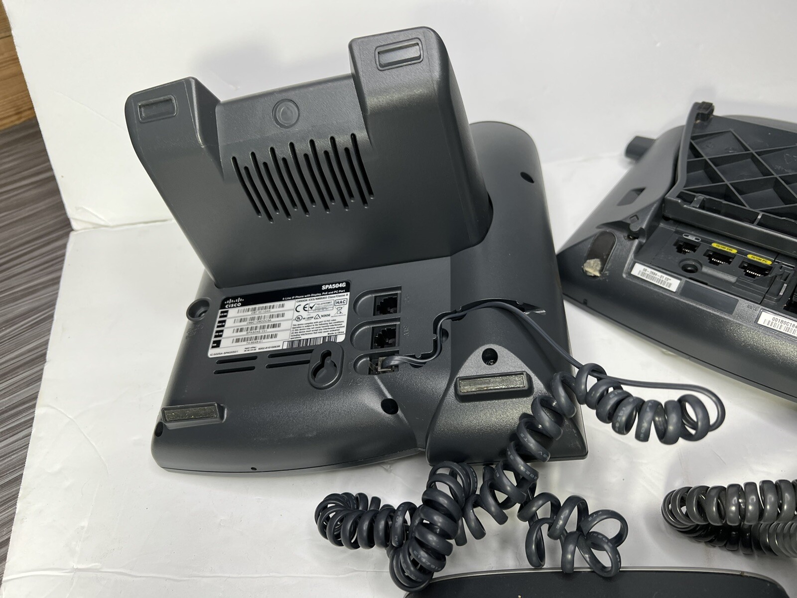 4 pc lot 2 Cisco CP-7940G 7940 SIP IP Phone PoE Bulk + 2 SPA564G Telephone