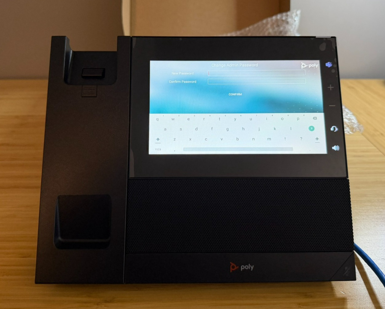 New Polycom (Poly CCX 600) VOIP Business Media Phone 2200-49780-019