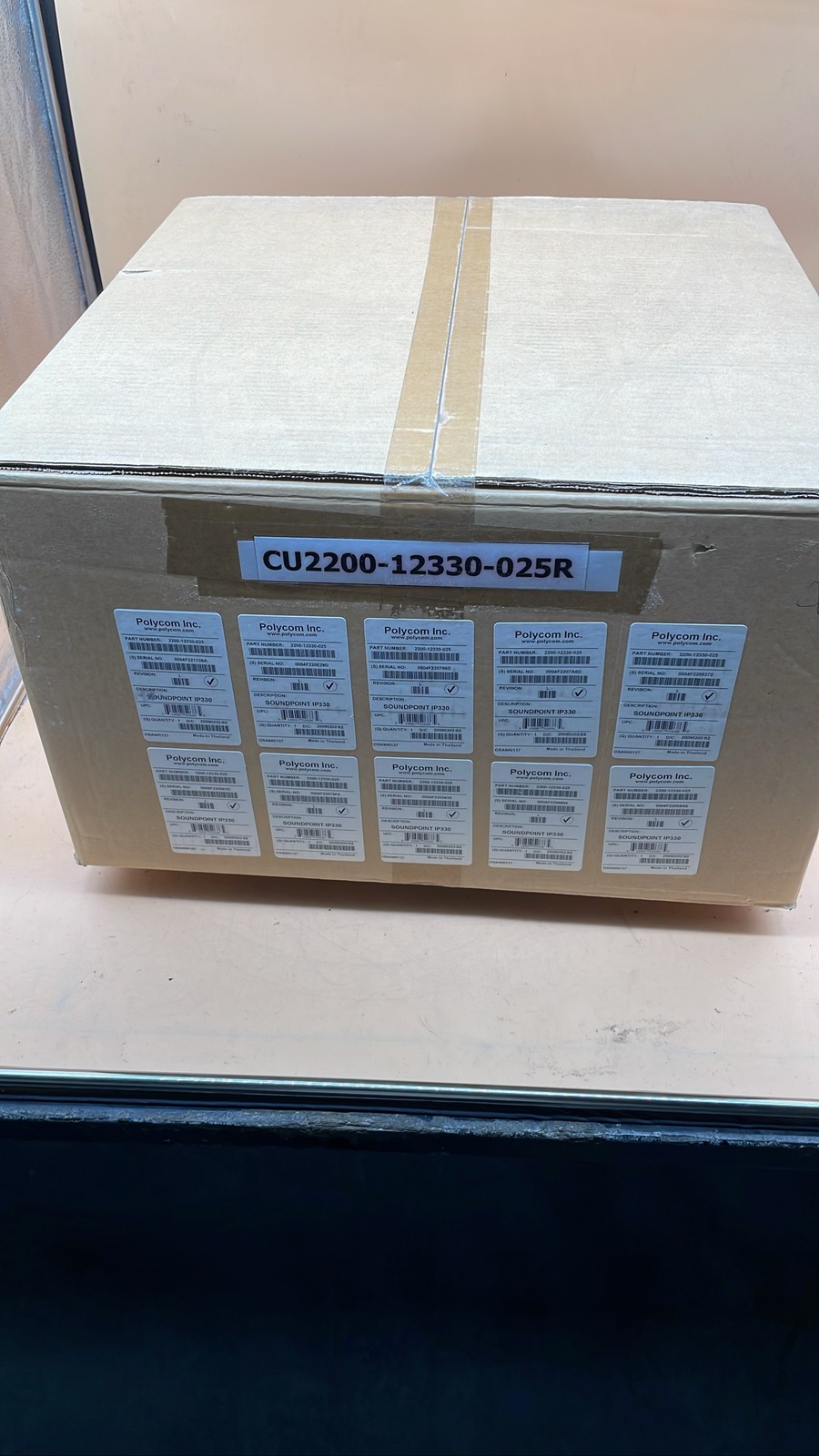 Polycom SoundPoint IP 330 Business Desk Telephone System Units Lot of 10