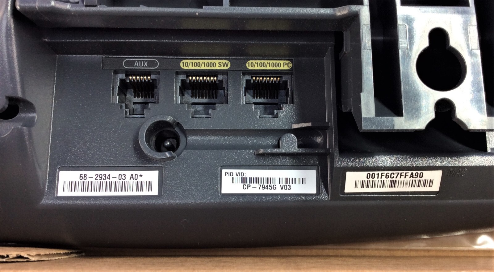 Cisco 7945G, PID: CP-7945G V03, VOIP Phone, Two Line, Color Display – Open Box