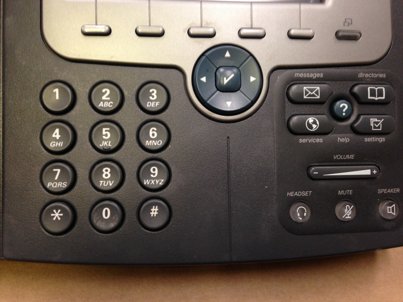 LOT OF 8 Cisco CP-7975G VOIP Office Phone W/ Adjustable Stand&Handset (No Cords)