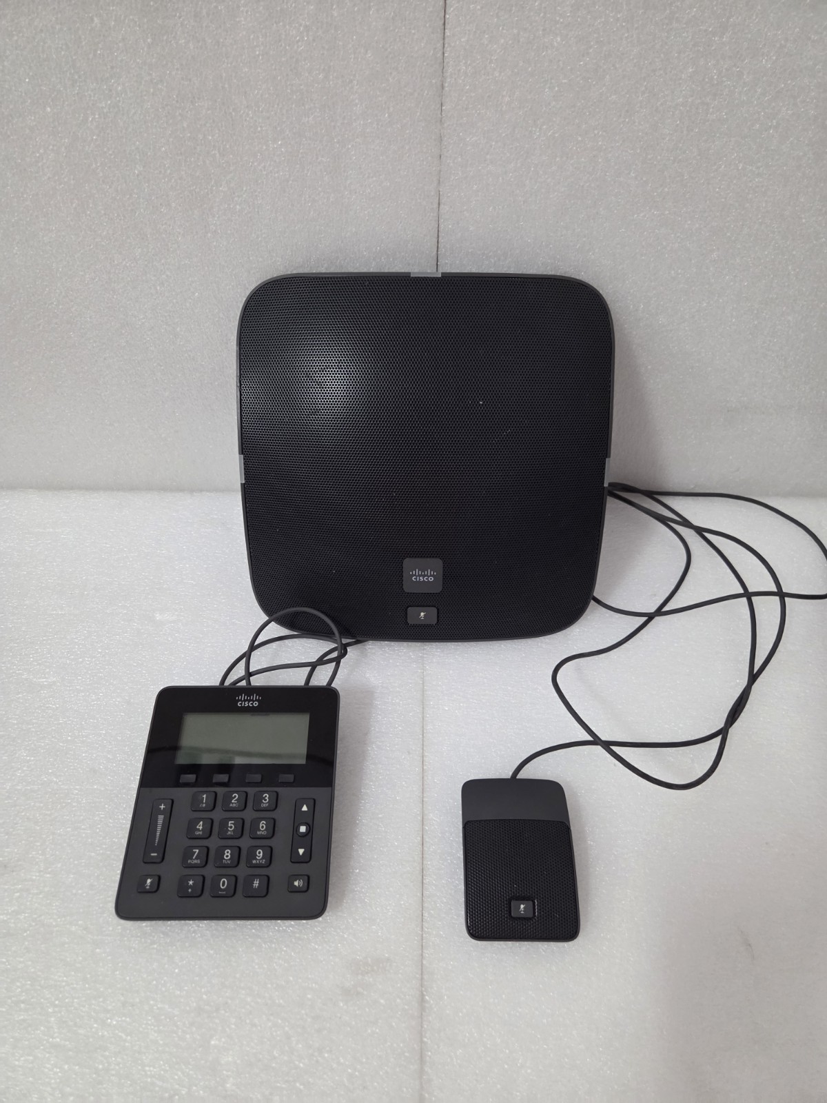Cisco CP-8831-K9 IP Conference Phone Base and DCU Control Unit | Tested | Reset
