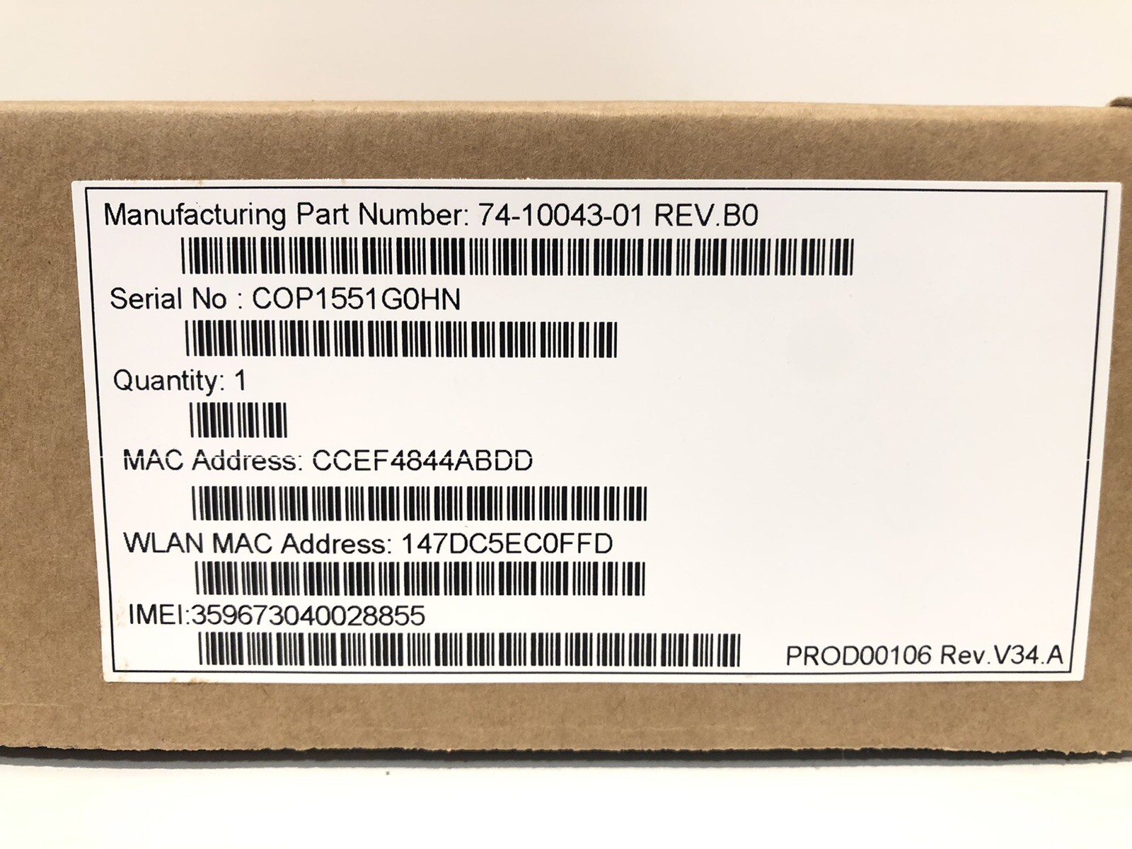 NEW Cisco CIUS-7-AT-K9 7” Media Station Tablet – Wi-Fi – Phantom Grey