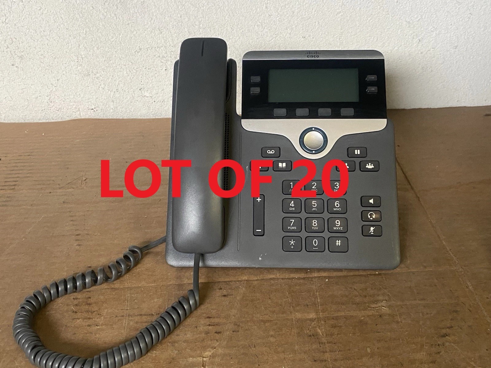 Lot Of 20 Genuine Cisco 7841 IP VoIP Business Phone CP-7841-K9 Office Phone