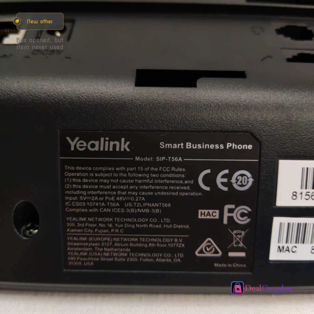 YEALINK SIP-T56A SMART BUSINESS PHONE TEAMS EDITION