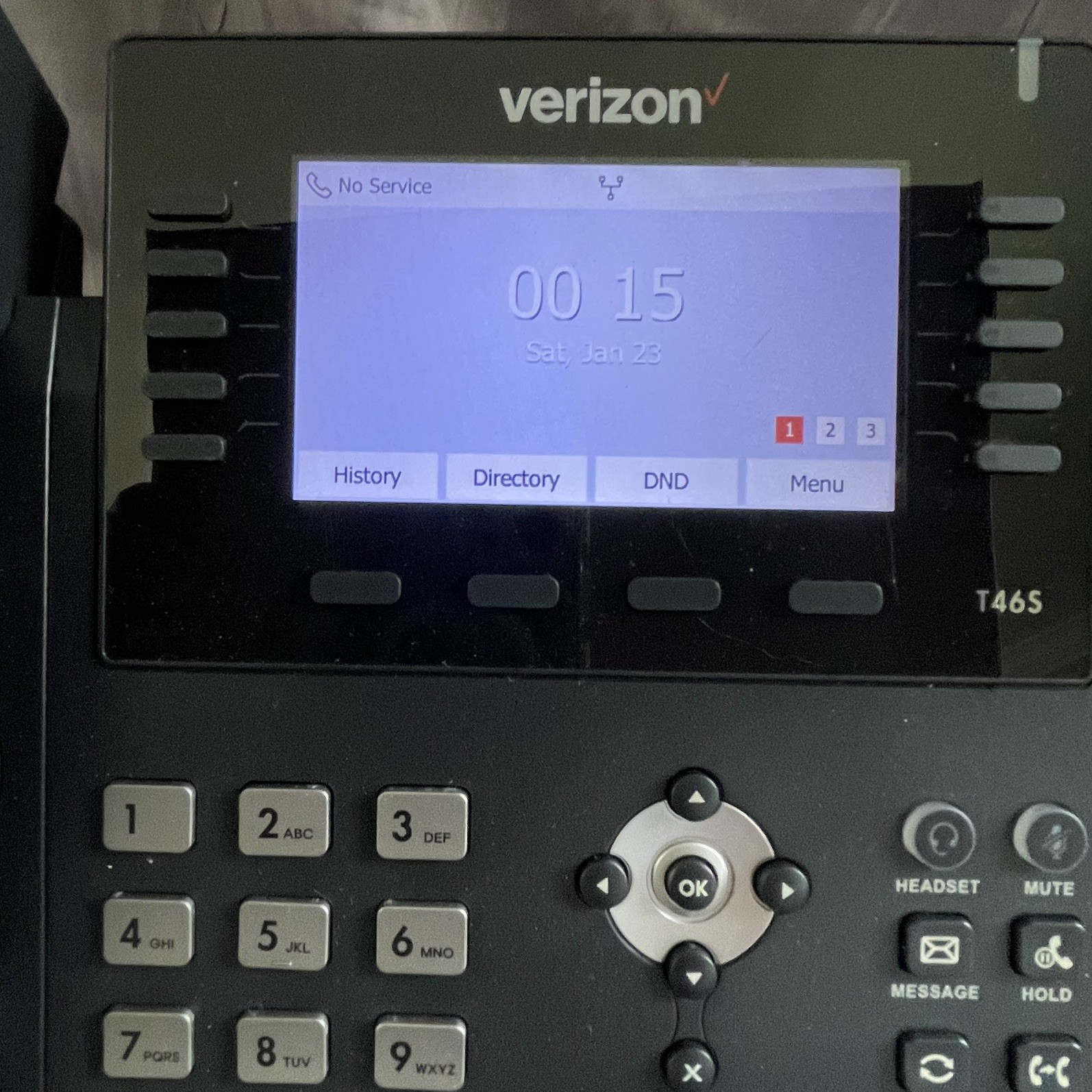 Yealink SIP-T46S Gigabit IP VoIP Business Phone WITH power cord!