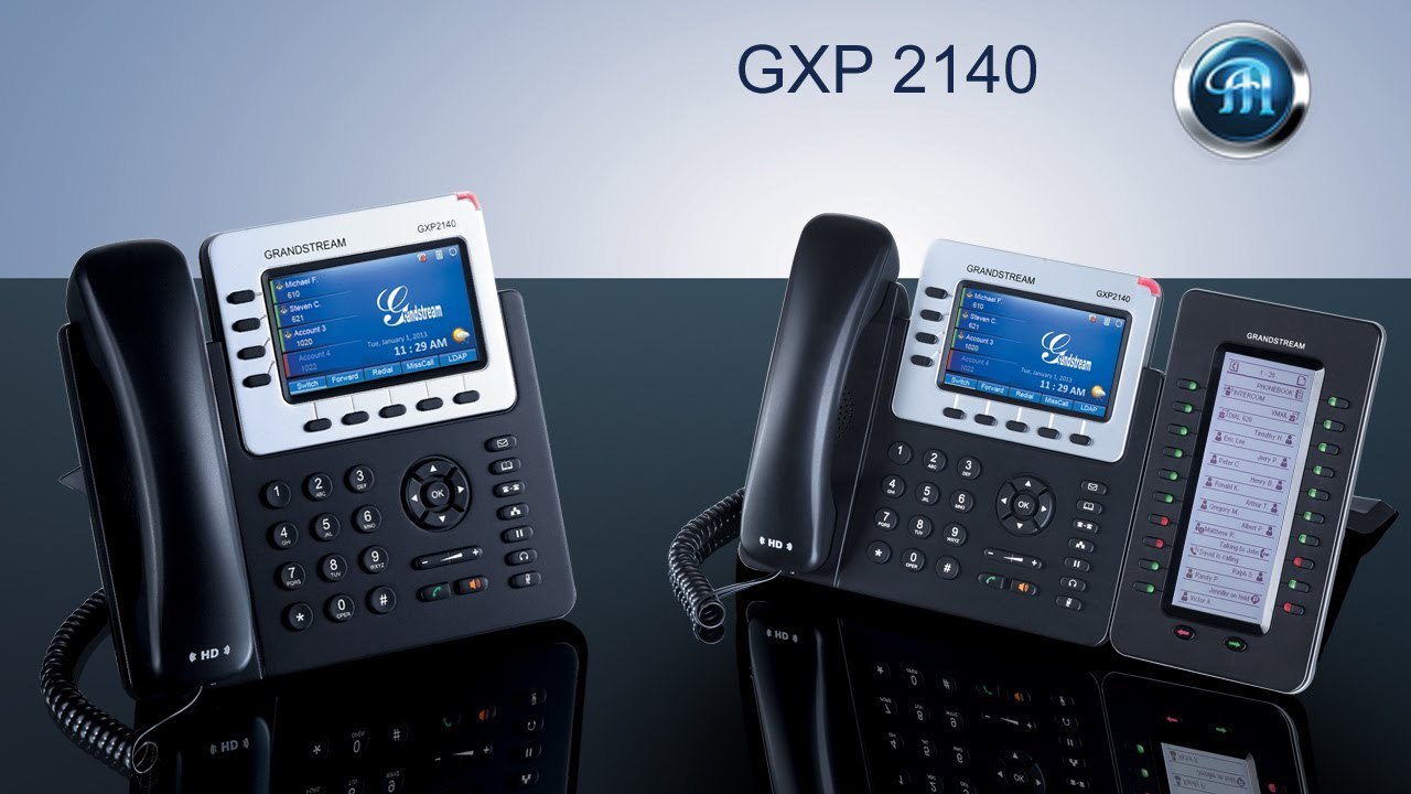 GRANDSTREAM GXP2140 w/ GXP2200EXT Expansion Module BUNDLE – 1 MONTH FREE SERVICE