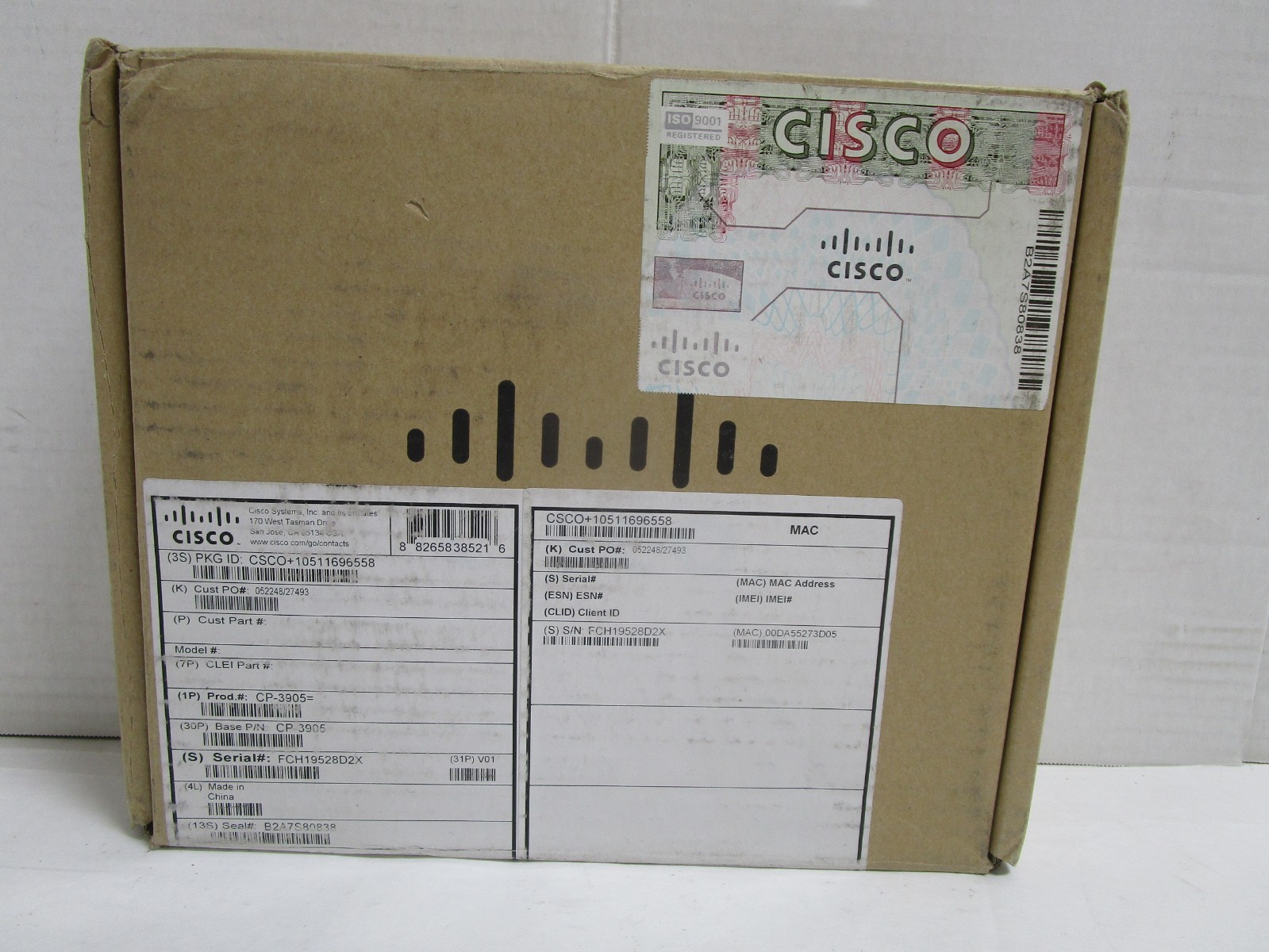 CISCO CP-3905 Unified SIP Phone 3905 Standard Handset NEW FREE SHIPPING