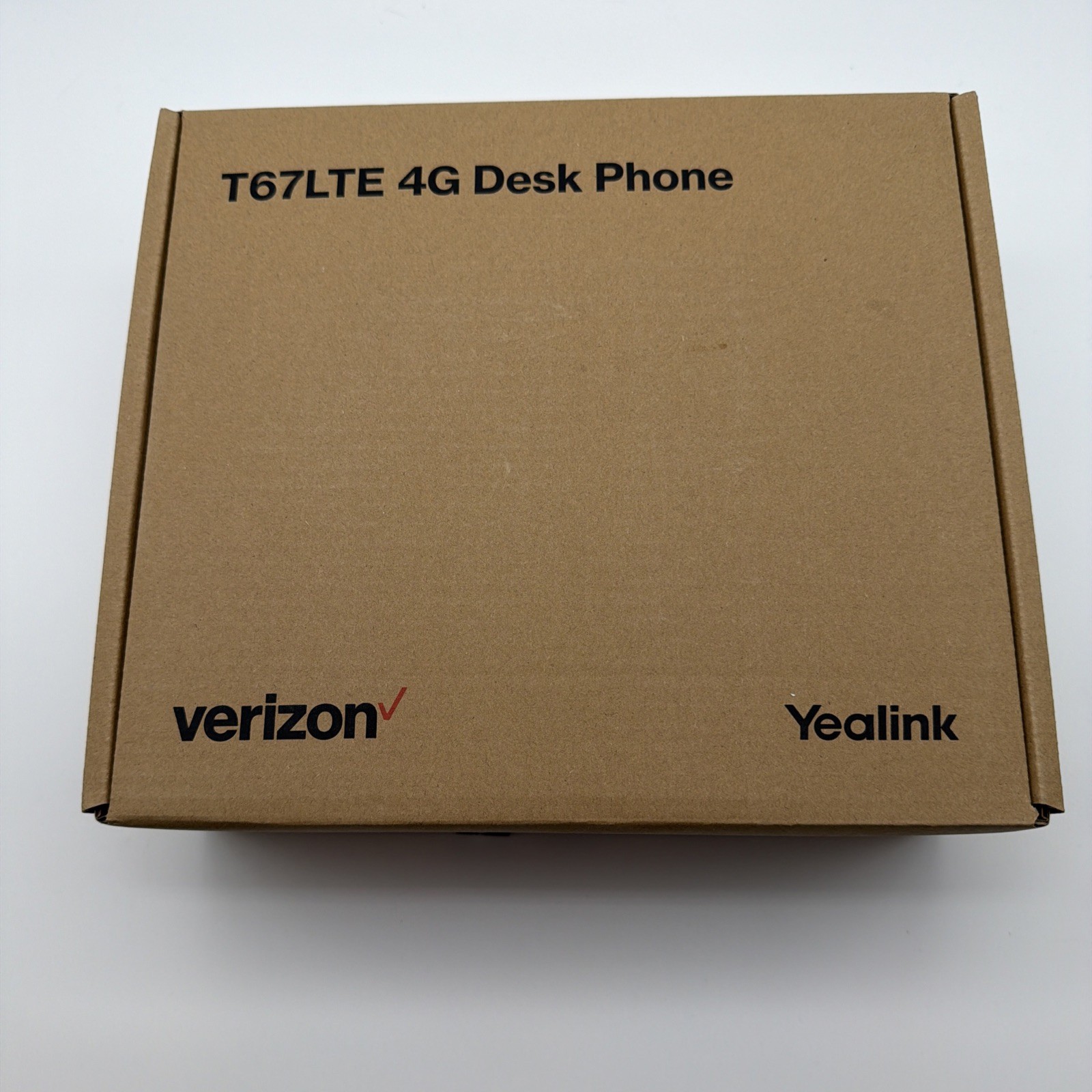 New Sealed Yealink T67LTE 4G Verizon One Talk Smart Desk Phone Black New Sealed
