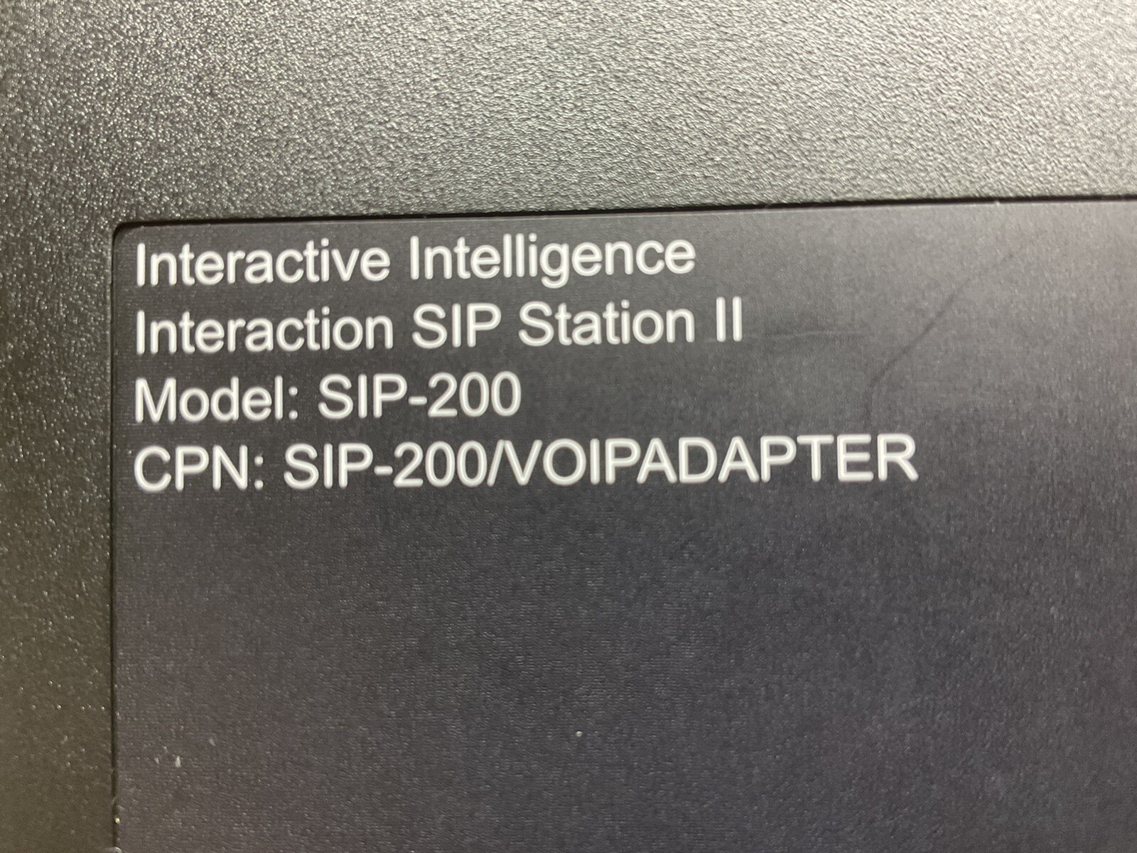 Interactive Intelligence Inter/SIP Station II GGWV00557 SIP-200/lot Of 5/JUA535