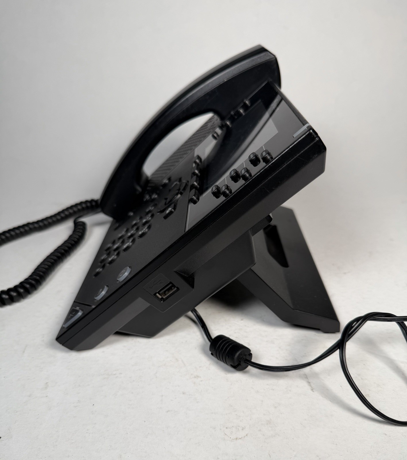 Business IP Phone Polycom VVX 450 VoIP Desk Phone Tested Working No AC Adapter