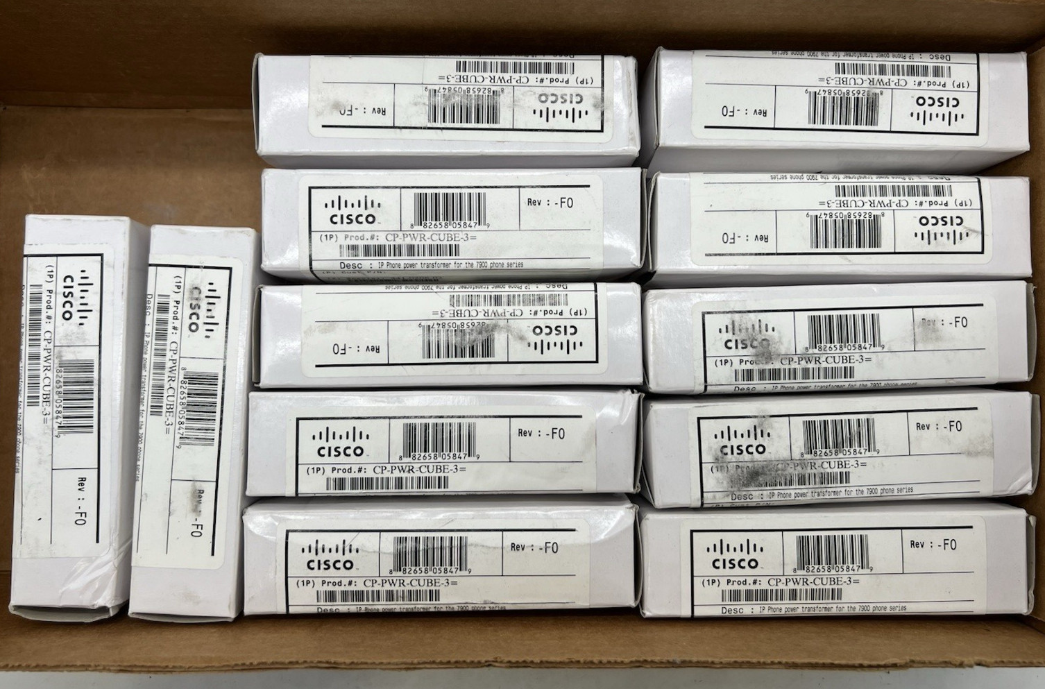 12x Cisco CP-PWR-CUBE-3 Unified IP Phone Power Injector