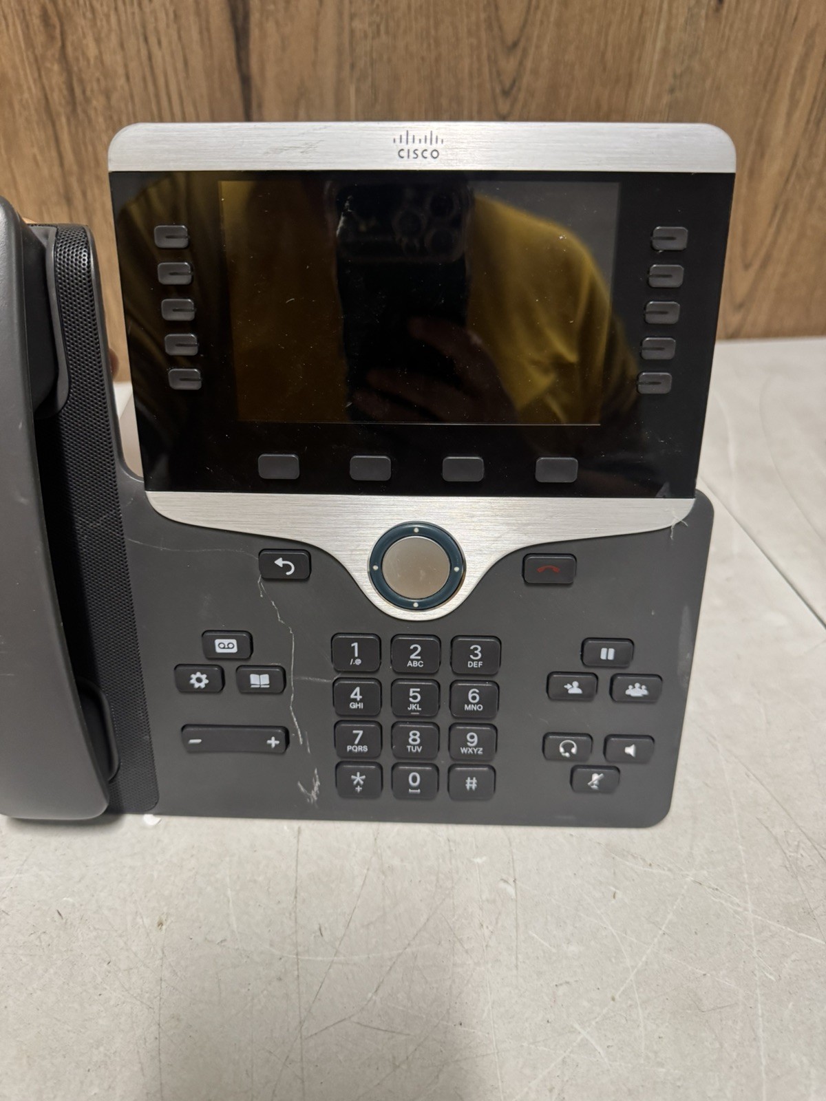 Cisco CP-8861-K9 VoIP IP Business Phone w/ Handset Color Display Untested