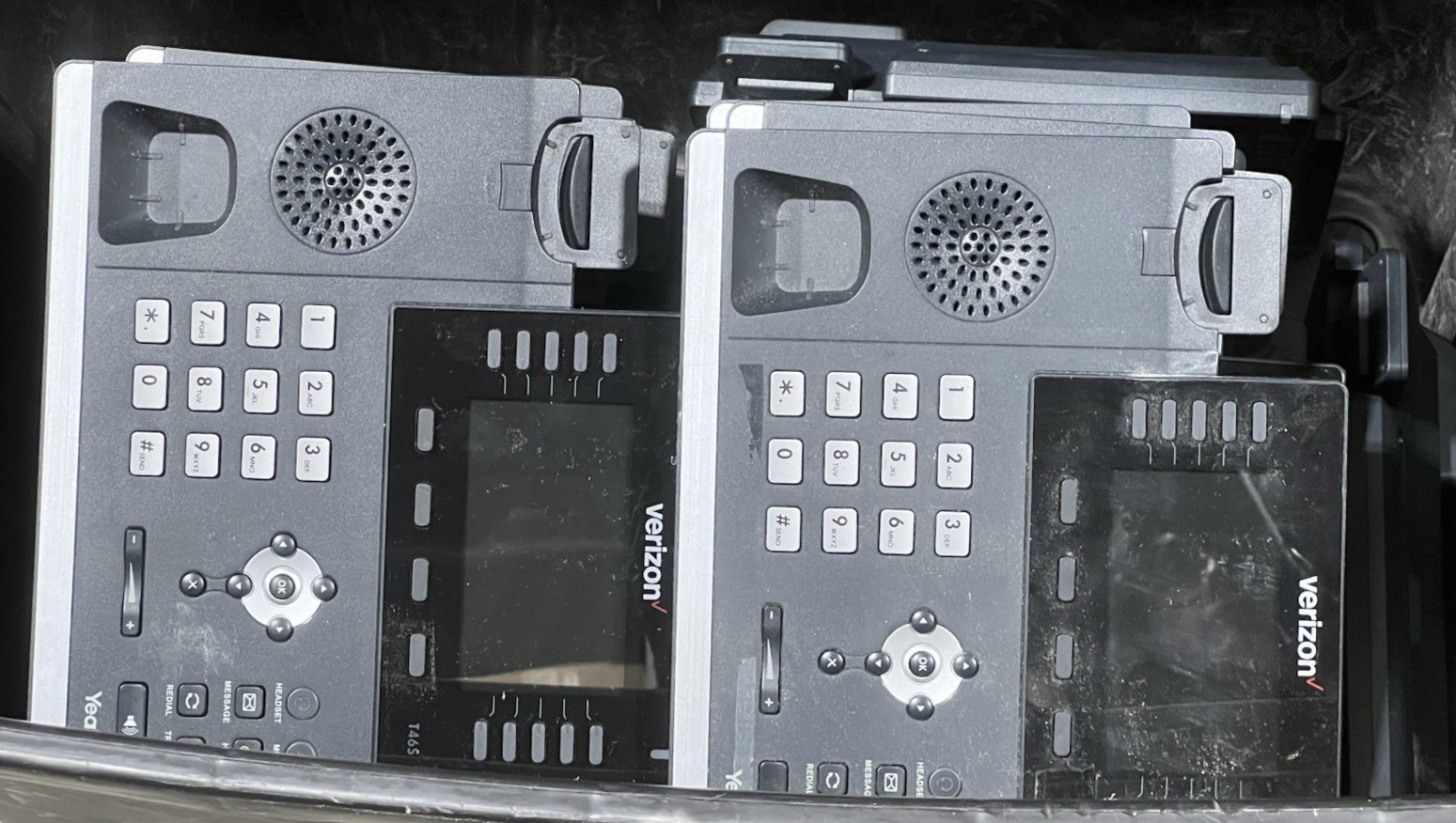 Lot of 15 Yealink SIP-T46S IP Phone with Headset & Stand