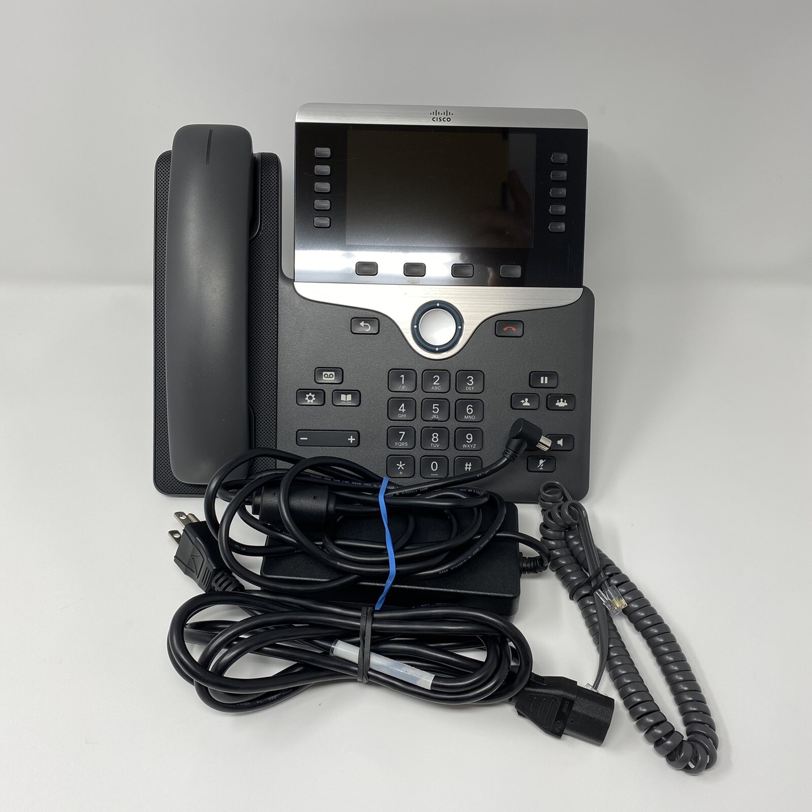 Cisco 8841 IP Phone CP-8841-K9 w/ Cables
