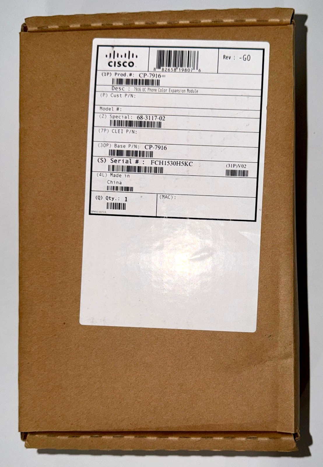 Lot of 2 Cisco CP-7916 IP Phone Expansion Module for Cisco 7962, 7965, 7975G